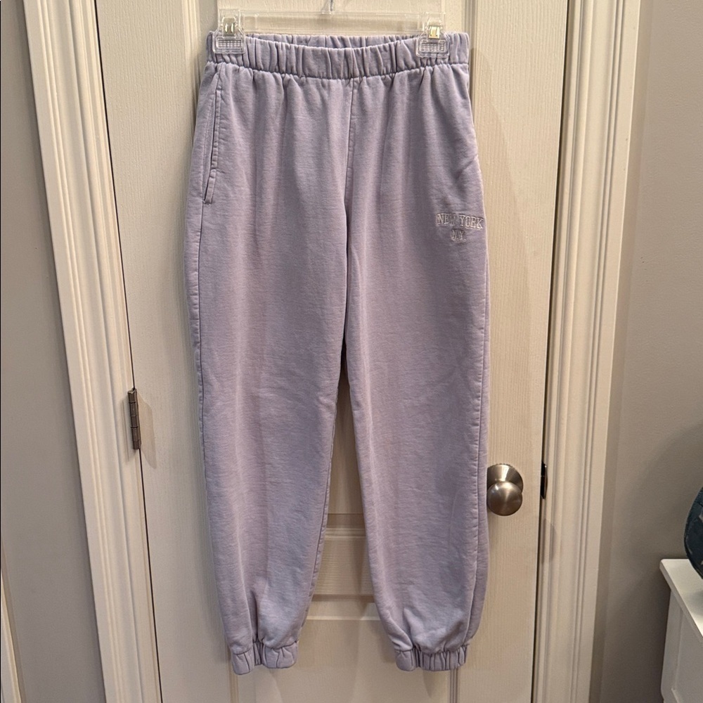 Brandy Melville John Galt New York NY joggers. Blue/purple/grayish